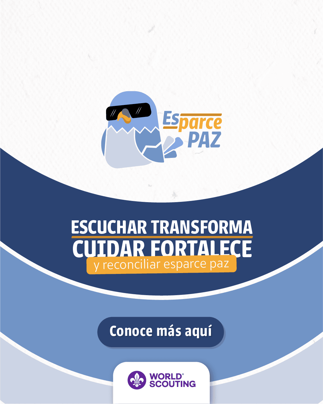 Banner EsParce Paz - Scouts de Colombia