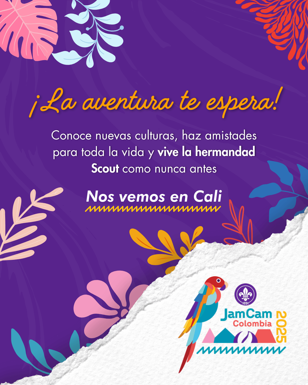 Banner JamCam 2025 - Scouts de Colombia